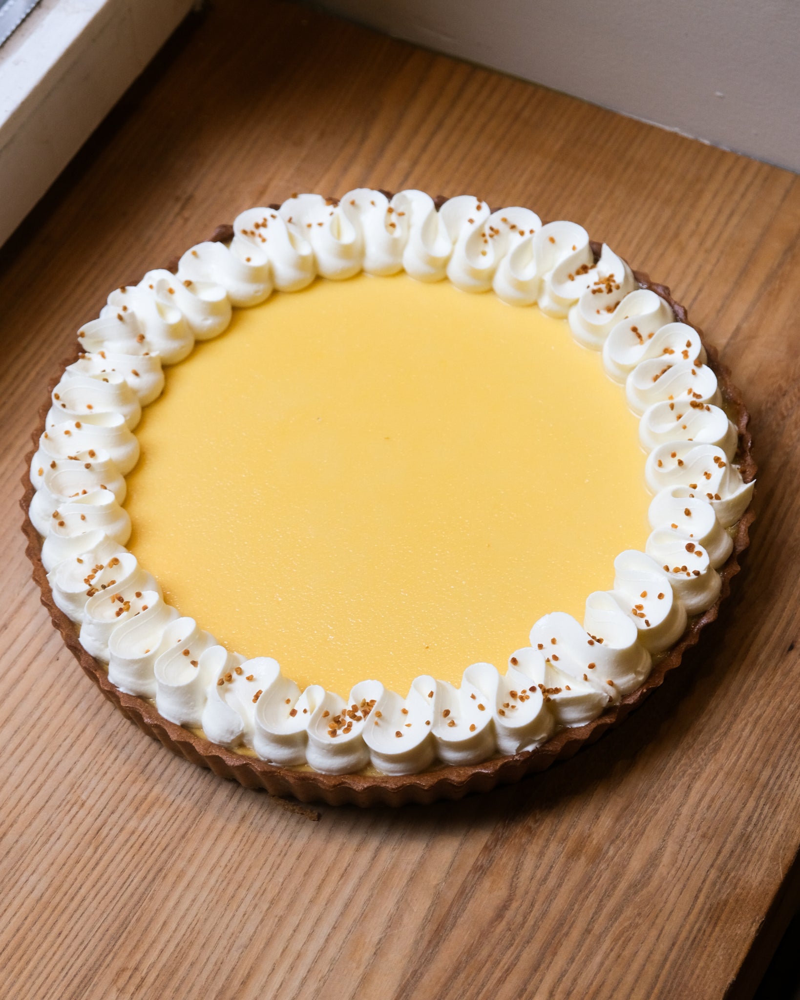 Salted Honey Custard Tart