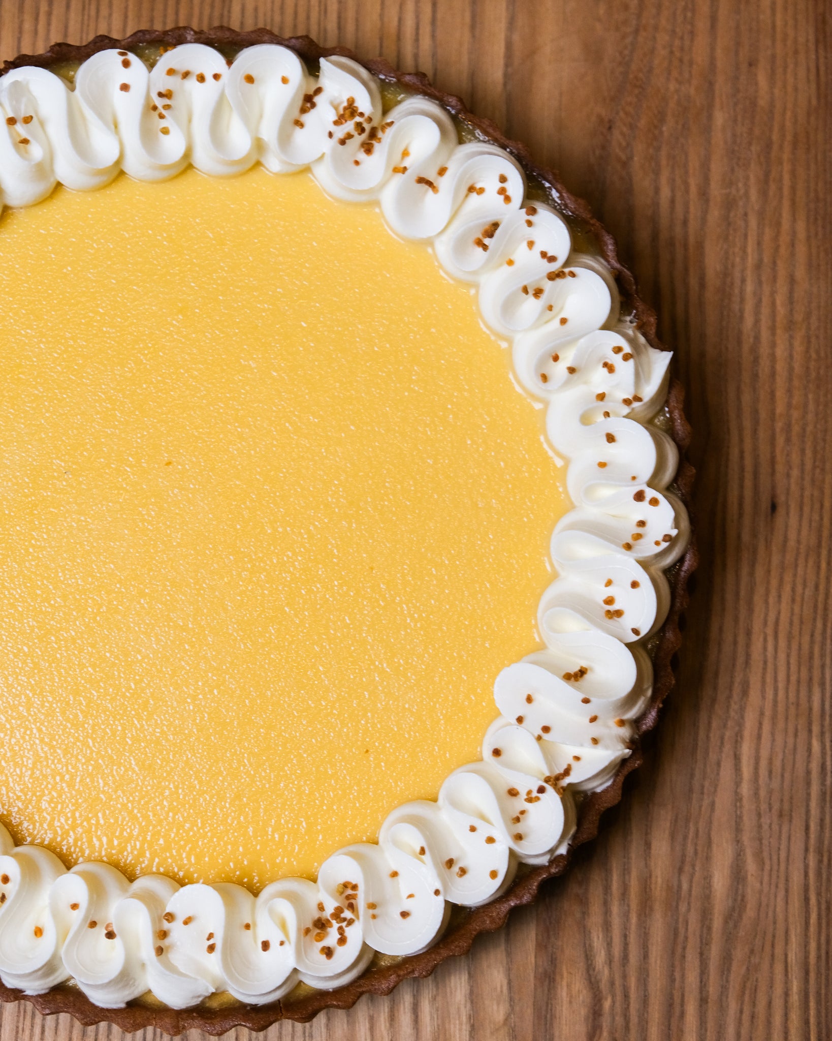 Salted Honey Custard Tart